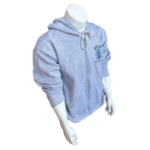 Hanes Men's Disney Cruise Line Canada Gray Zipper Hoodie Sweatshirt Size Large